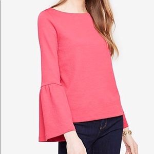 Ann Taylor NWOT XS Flare Sleeve Knit Top